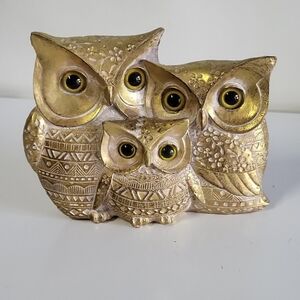 Resin Owl Family
